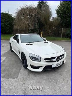 2013 (13) Mercedes-benz 5.5 Sl63 Amg Automatic 7g Start/stop White Convertible