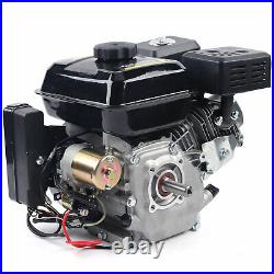 4 Stroke 7.5 HP Electric Start Horizontal Go Kart Gas Engine Motor Power 212CC