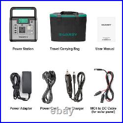 500W Portable Power Station Solar Generator 518Wh 144000mAh Backup Battery