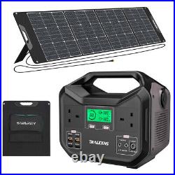 622Wh Portable Power Station Solar Generator With 200W Foldable Solar Panel