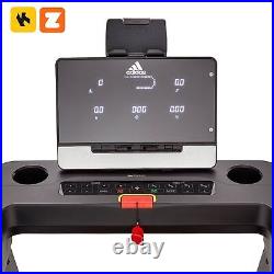 Adidas Motorised Folding Treadmill T-19i Bluetooth Power Incline Running Machine