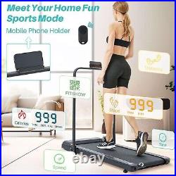 Electric Walking PAD Treadmill Waling Machine Compact Foldable Design with Remote