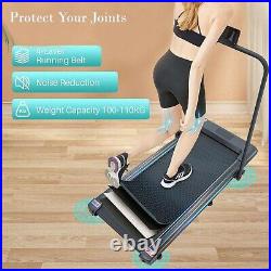 Electric Walking Treadmill Folding Running PAD Compact Folding Design with Remote