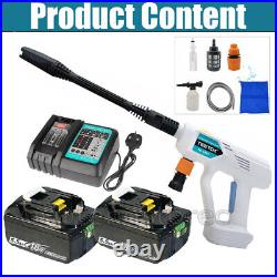 For Makita 18V Electric Cordless Pressure Washer High Power Jet Wash Car Cleaner