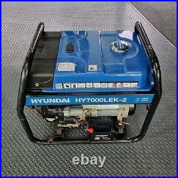 Hyundai HY7000LEK-2 Petrol Generator, 5.5kW / 6.8kVa, Recoil & Electric Start