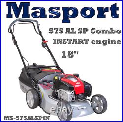 Masport 575 AL-SP 18 46cm Power-Driven 4-in-1 Lawnmower (Electric Start) new