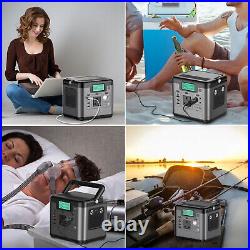 Portable Power Station 518Wh 144000mAh Backup Battery Charger Solar Generator