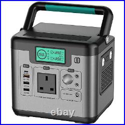 Power Station 518Wh Power Solar Generator Backup Emergency Power Supply Pack AAA