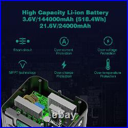Power Station S500 518Wh 144000mAh Power Solar Generator Backup Emergency Supply