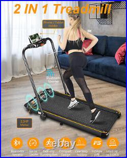 REKAFitness Home Gym Running/Walking Foldable Treadmill Walk Mat Cardio Workout