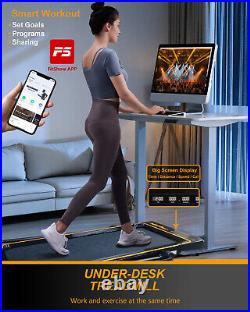 REKAFitness Home Gym Running/Walking Foldable Treadmill Walk Mat Cardio Workout