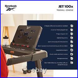 Reebok Motorised Folding Treadmill Jet 100x Power Incline Running Machine
