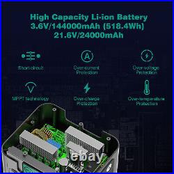 SWAREY 150W-1500W Power Station Solar Generator Supply Back up 200W Solar Panel