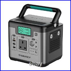 SWAREY 500W Portable Power Station S500 518Wh Outdoor Backup Mobile Battery Pack