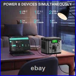 SWAREY Portable Power Station S500 518Wh 230V/1000W Solar Power Generator Supply