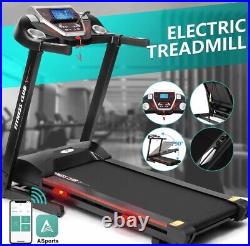 Super Large Motorized Electric Treadmill Folding Automatic Incline12 Running Set
