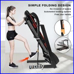 Super Large Motorized Electric Treadmill Folding Automatic Incline12 Running Set