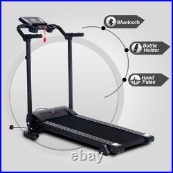 Walking Running Machine Electric Folding Treadmill 1.5HP LCD Home Gym Fitness UK